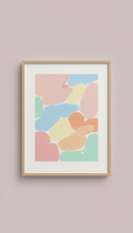 Limited Edition Pastel Abstract Print