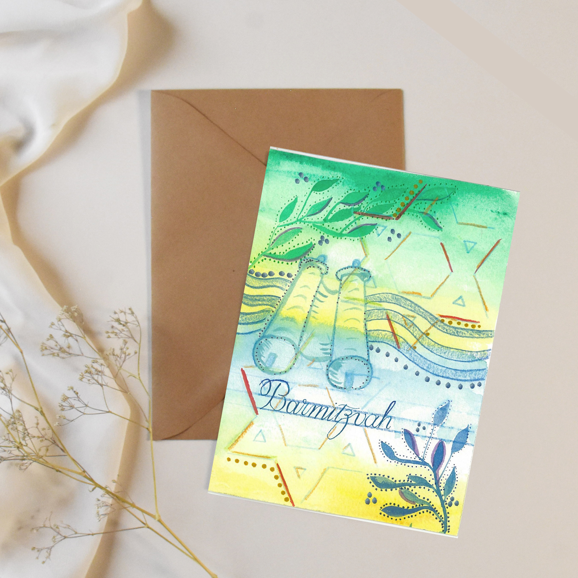 Bar Mitzvah Card