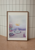 Shabbat Lights Art Print