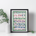 Shalom Green Art Print
