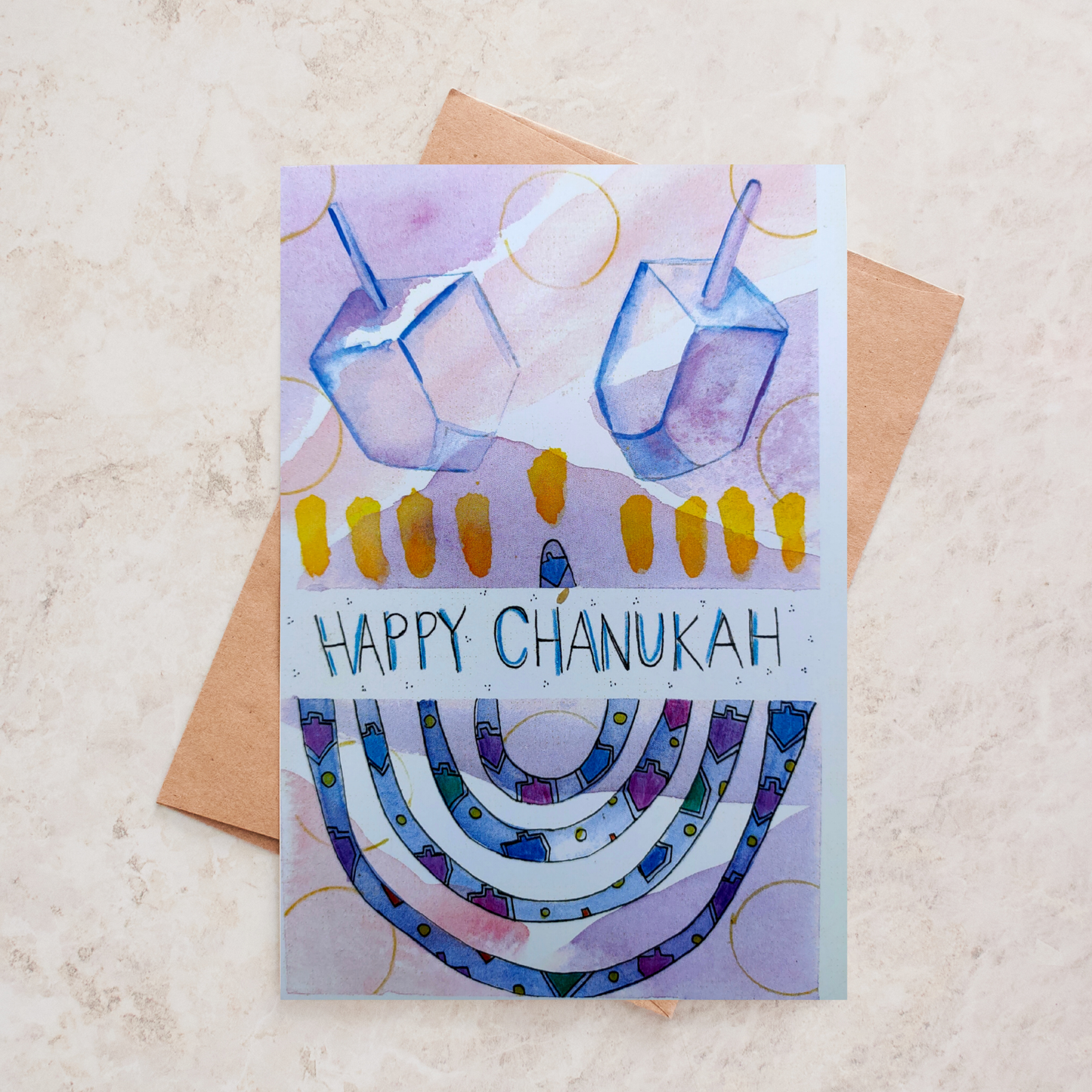 Happy Chanukah Greeting Card
