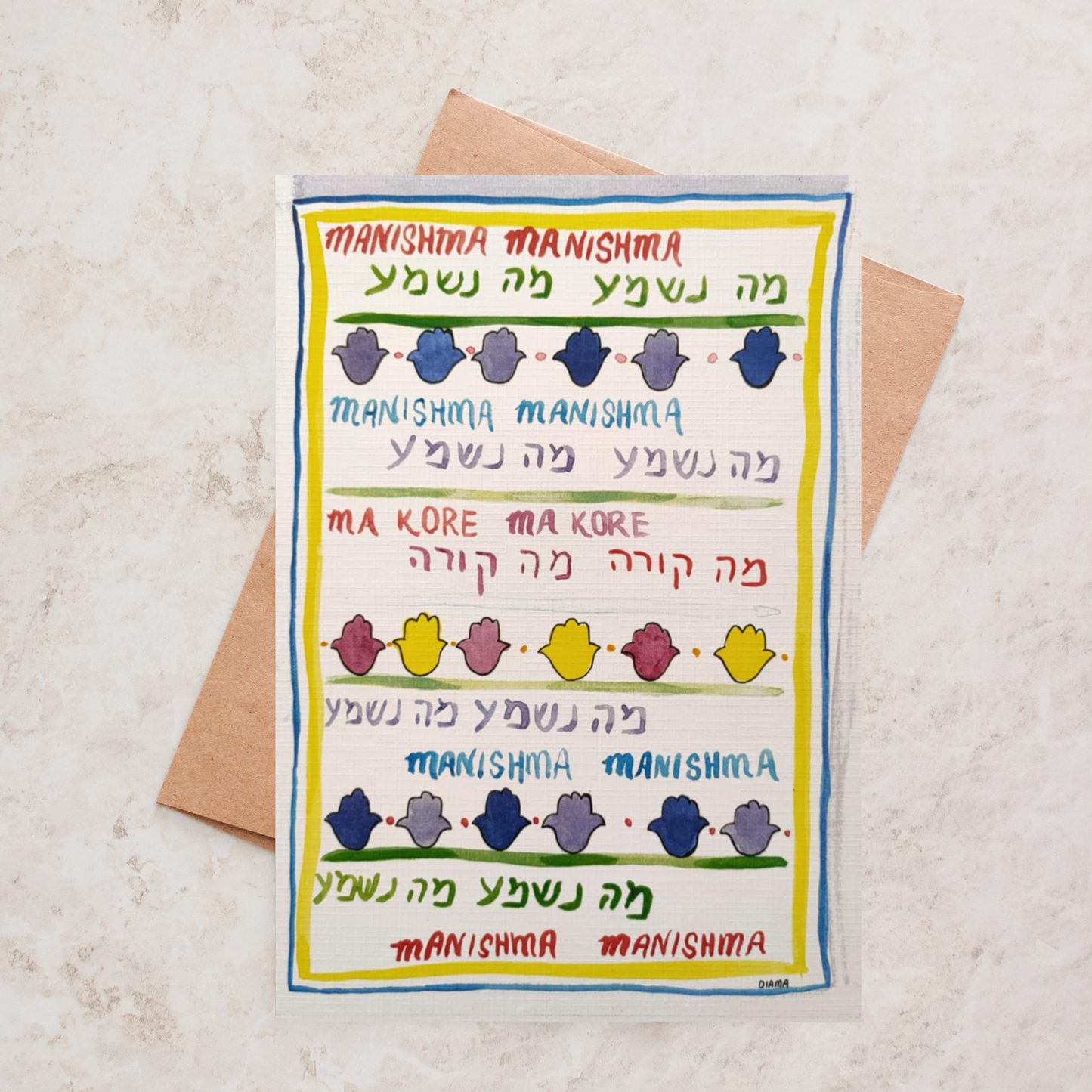Manishma Greeting Card